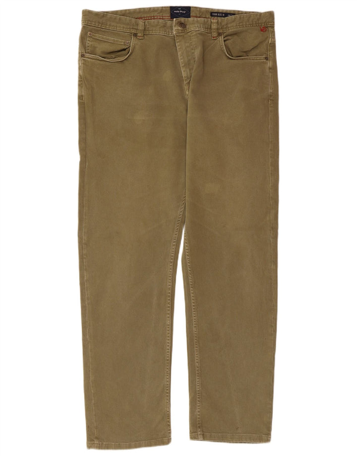 WHITE STUFF Jeans dritti da uomo W38 L32 cotone kaki