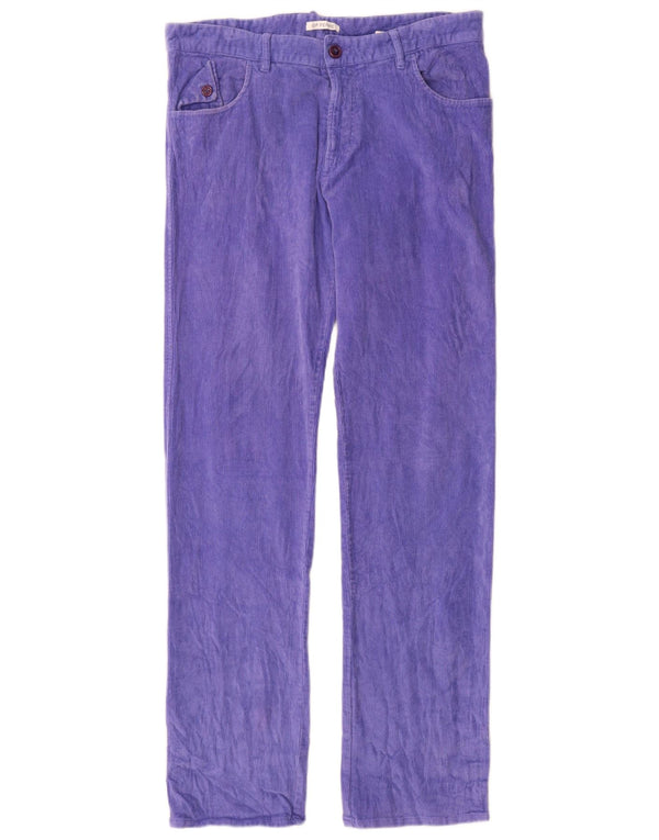 Pantaloni da uomo in velluto a coste Ittierre GF Ferre IT 48 medio W34 L33 viola