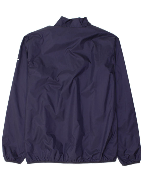 Puma - Tuta da uomo con grafica pullover grafica, grande, color block blu navy