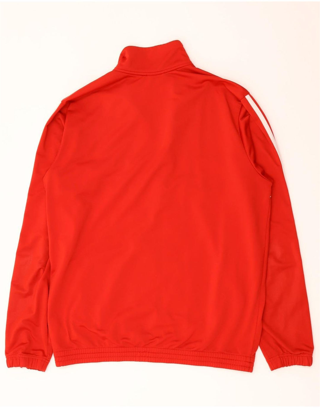 Giacca da ginnastica da uomo Adidas, grande, in poliestere color block rosso