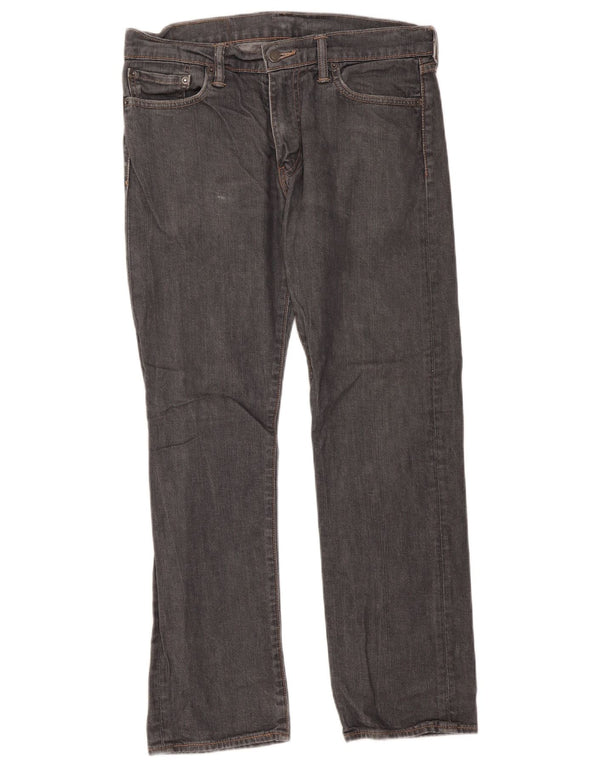 Levi's Uomo 504 Jeans dritti W32 L30 Cotone grigio