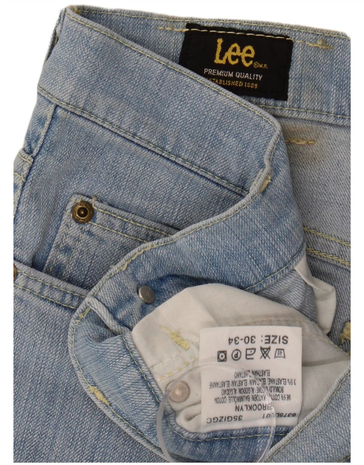 Jeans dritti da uomo LEE Brooklyn W30 L34 cotone blu