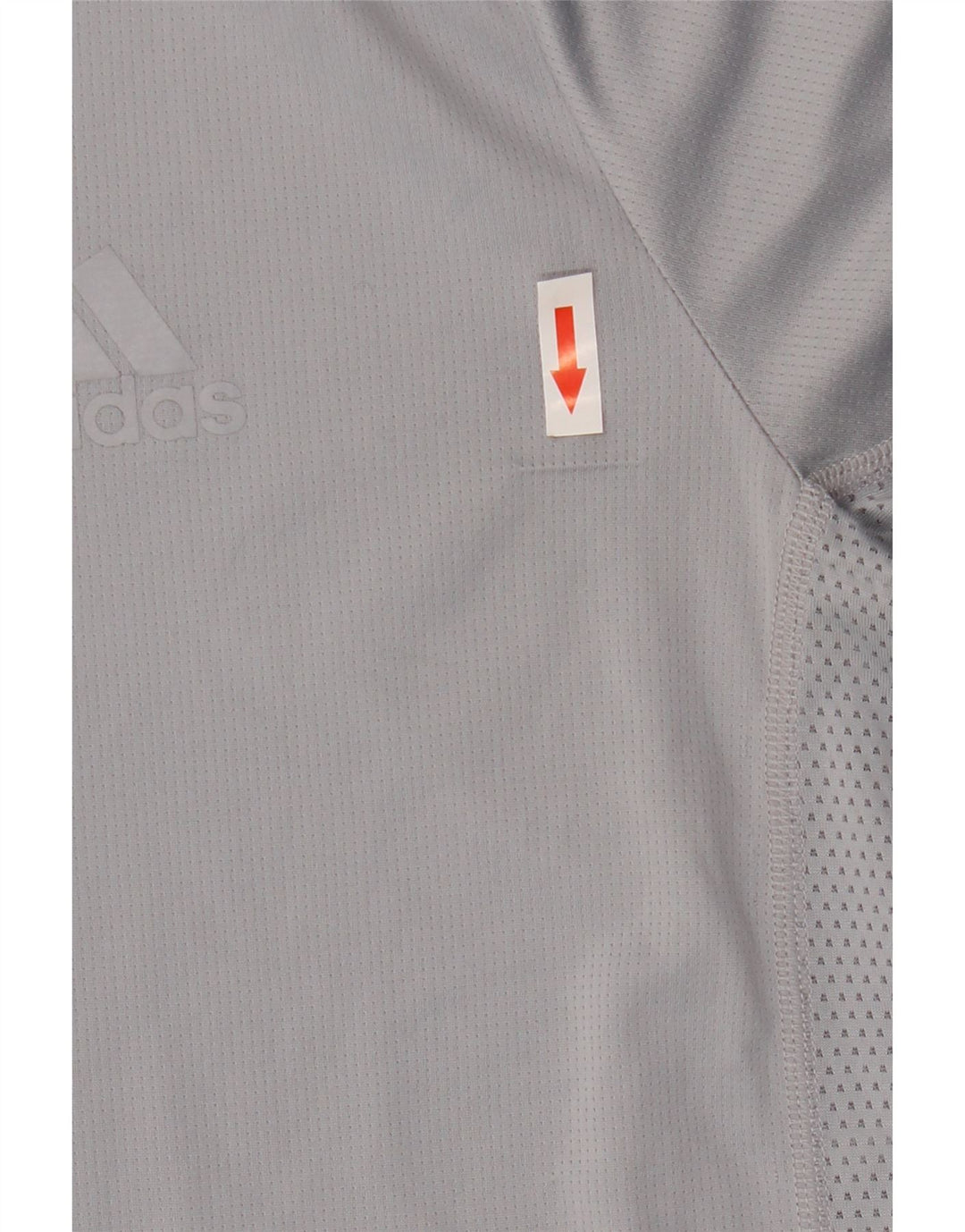 T-shirt da uomo ADIDAS Top grigio medio in poliestere