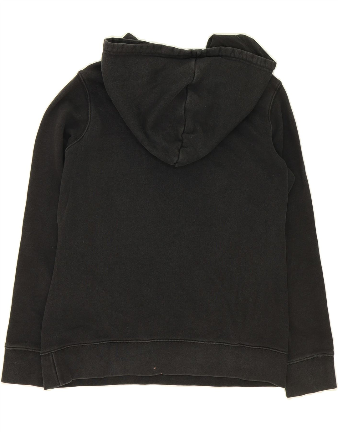 ADIDAS Womens Oversized Graphic Sweatshirt Jumper UK 10 Small Black Cotton Vintage Adidas and Second-Hand Adidas from Messina Hembry 
