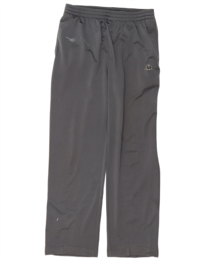 Pantaloni da tuta da uomo Kappa Large in poliestere grigio