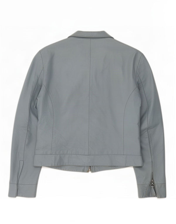 Giacca in pelle da donna XETRA UK 10 piccola blu