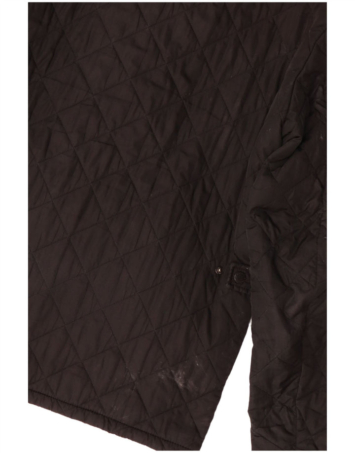 Giacca trapuntata da uomo BARBOUR UK 36 piccola nera