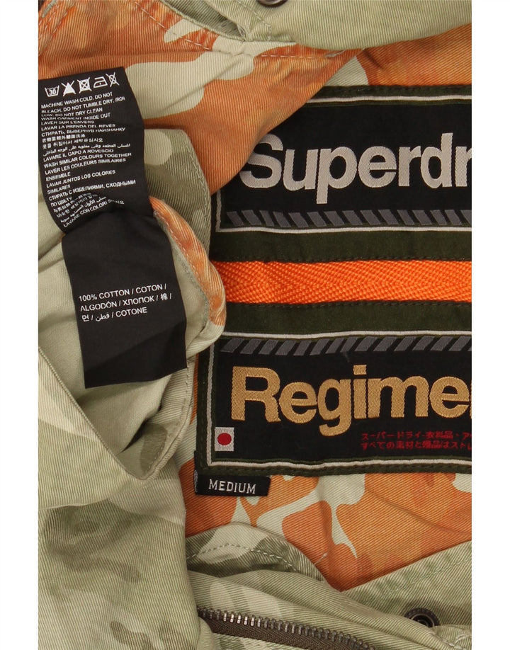 Giacca militare oversize da donna con maniche a 3/4 Superdry UK 14 Medio Cachi