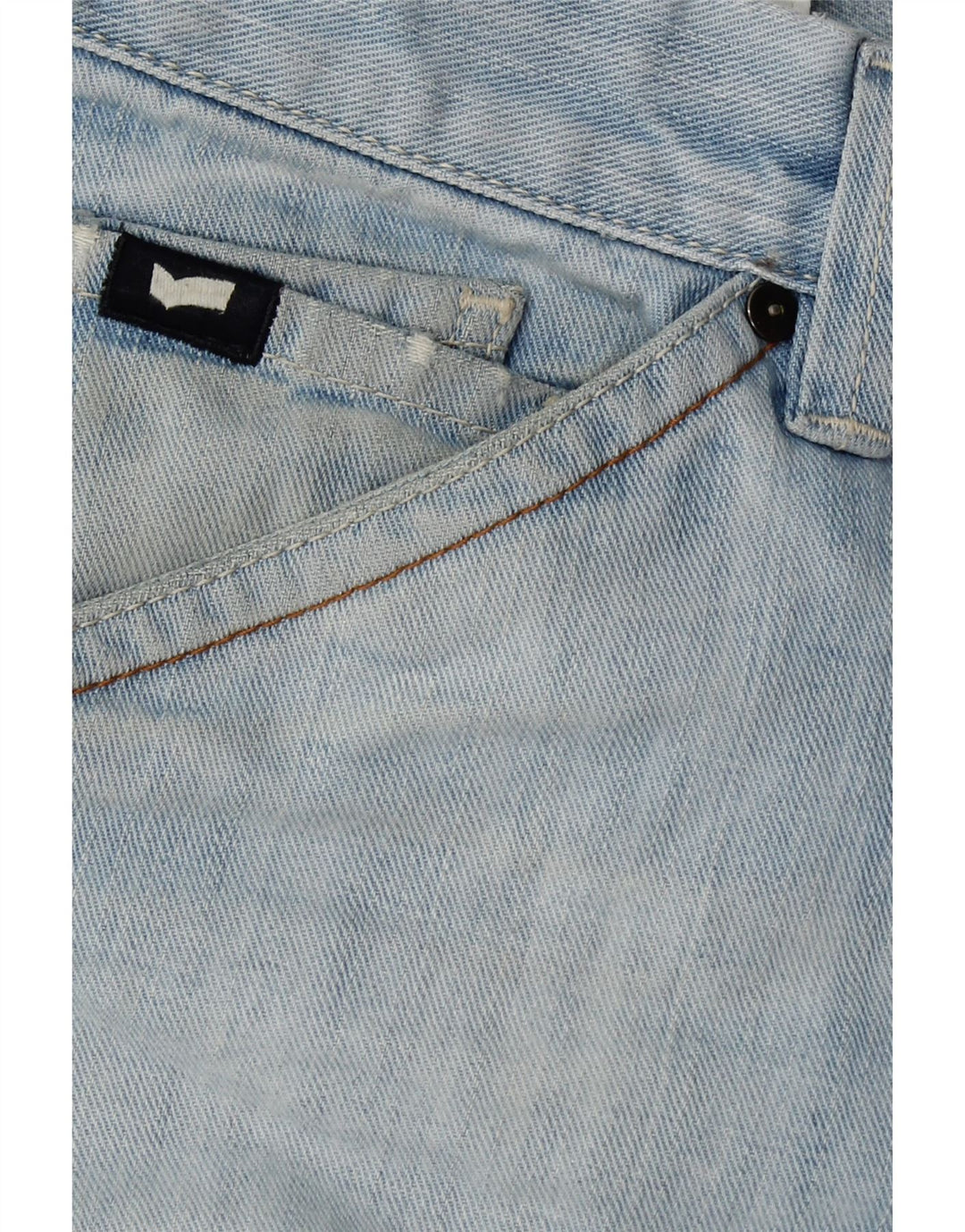GAS Womens Straight Jeans W32 L32 Blue Cotton Vintage Gas and Second-Hand Gas from Messina Hembry 