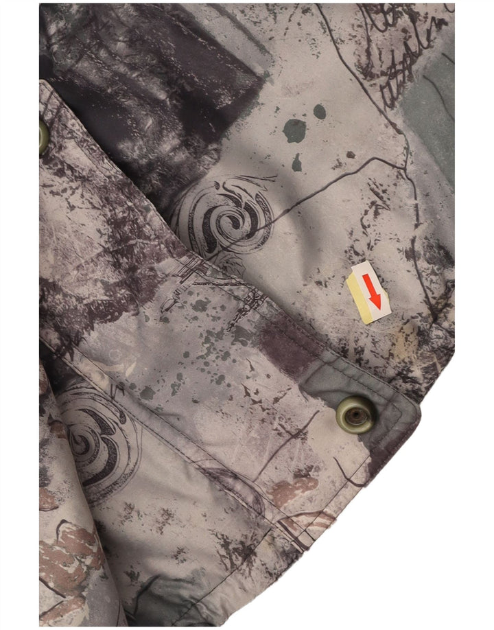 Giacca antipioggia ampia da donna FUCHS & SCHMITT UK 16 grande patchwork grigio