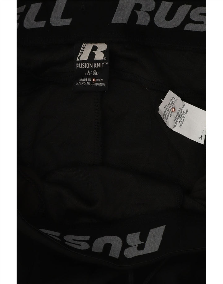 RUSSELL ATHLETIC Pantaloni da tuta da uomo Joggers Large Poliestere nero