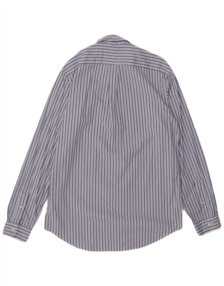 Polo Ralph Lauren Camicia da uomo in cotone a righe blu medio