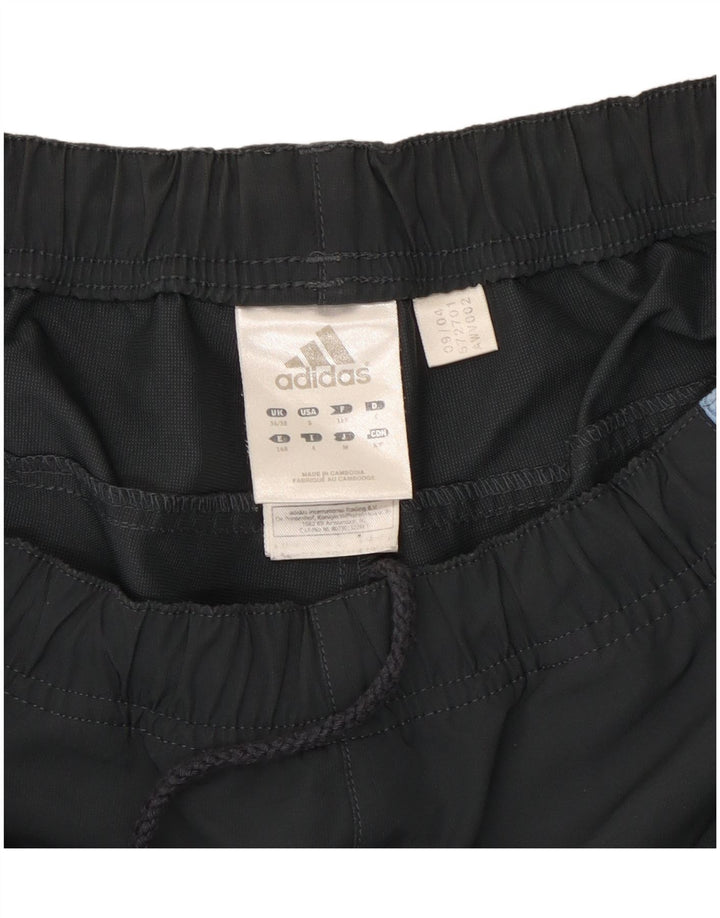 Pantaloni da tuta da uomo Adidas UK 36/38 Small Grigio Colourblock Poliestere