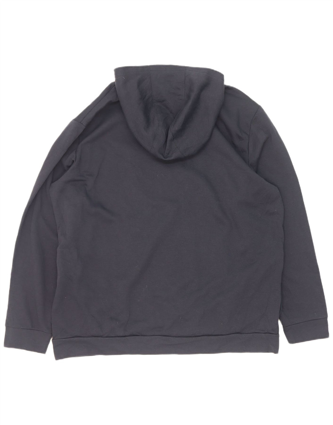 Felpa con cappuccio da uomo Adidas 2XL poliestere blu navy