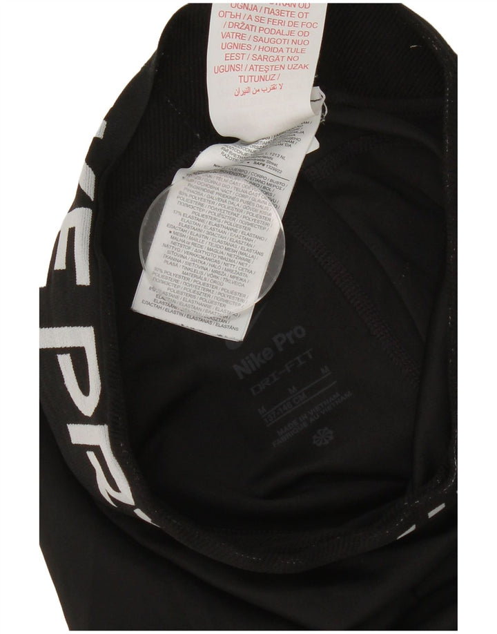 Leggings grafici Nike Dri Fit per ragazzi 10-11 anni blocco colore nero medio