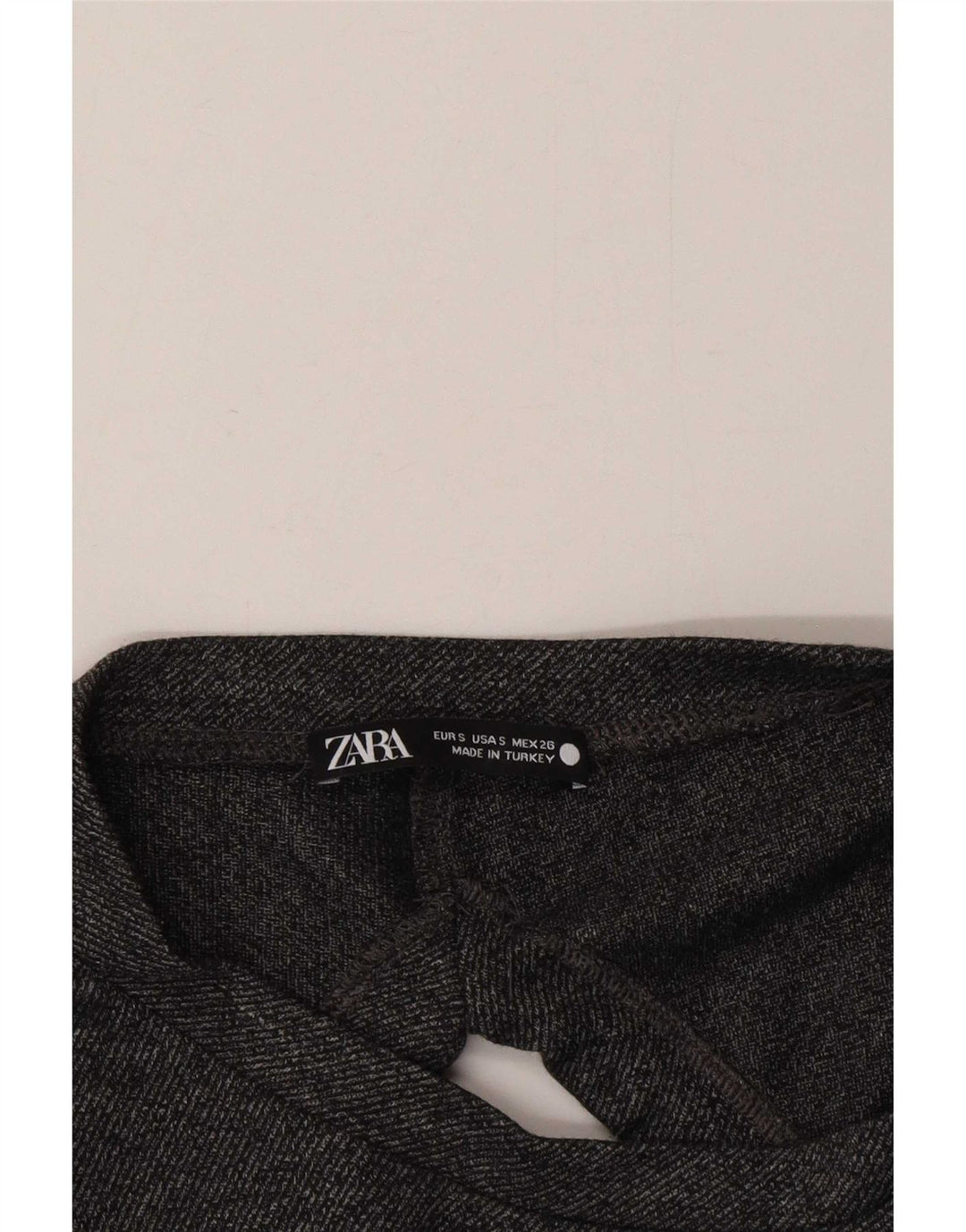 Camicetta oversize a maniche lunghe da donna Zara UK 10 Small Grigio