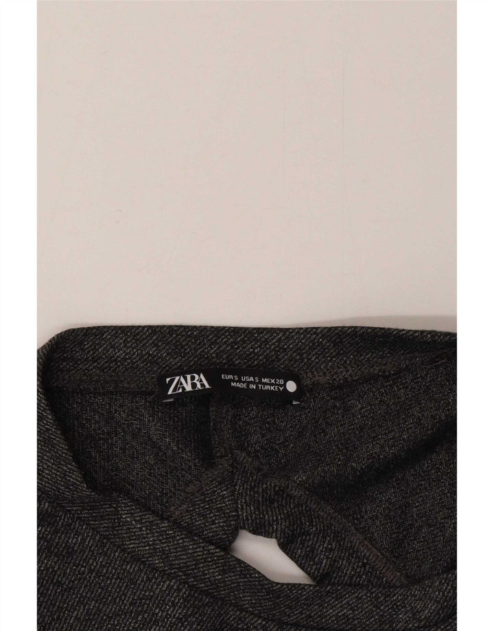 Camicetta oversize a maniche lunghe da donna Zara UK 10 Small Grigio