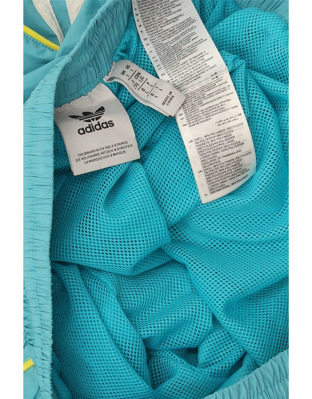 Pantaloni da tuta da uomo Adidas Joggers Large Blu in poliammide