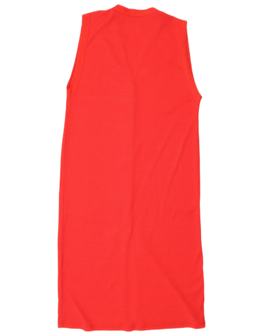 Vestito lungo senza maniche da donna Zara UK 14 rosso medio