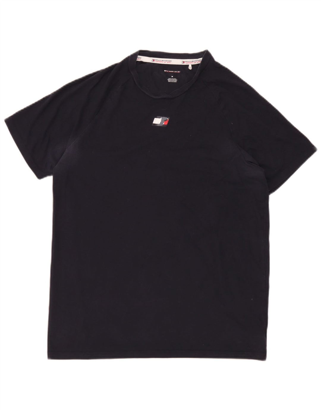 T-shirt da uomo Tommy Hilfiger Top in cotone blu navy medio