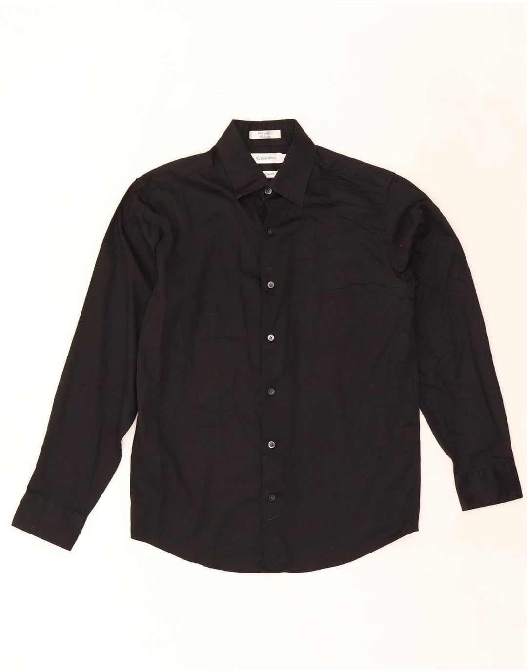 Camicia Calvin Klein Ragazzi 13-14 Anni Cotone Nero