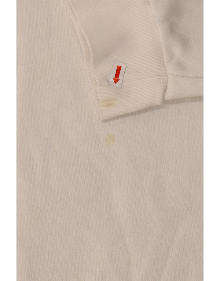 Felpa da uomo Primegreen ADIDAS, grande cotone bianco
