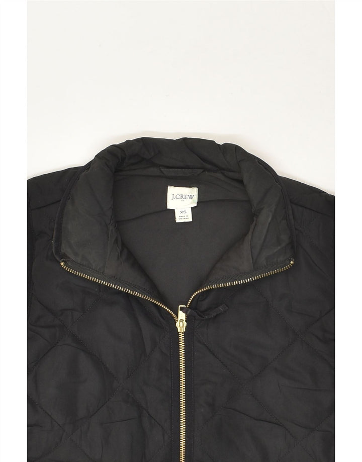 J. CREW Womens Quilted Gilet UK 6 XS Black Polyester | Vintage J. Crew | Thrift | Second-Hand J. Crew | Used Clothing | Messina Hembry 
