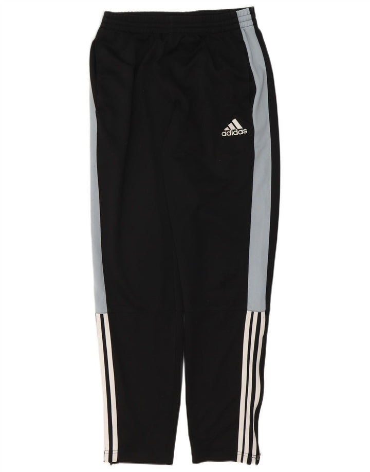 Pantaloni della tuta da ragazzo Adidas 15-16 anni Poliestere color block nero