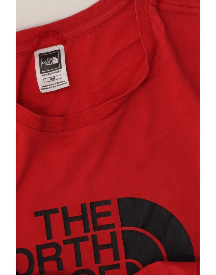 T-shirt grafica da uomo The North Face Top rosso medio