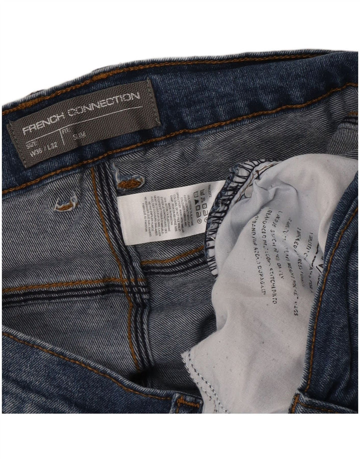 Jeans slim da uomo French Connection W36 L32 cotone blu