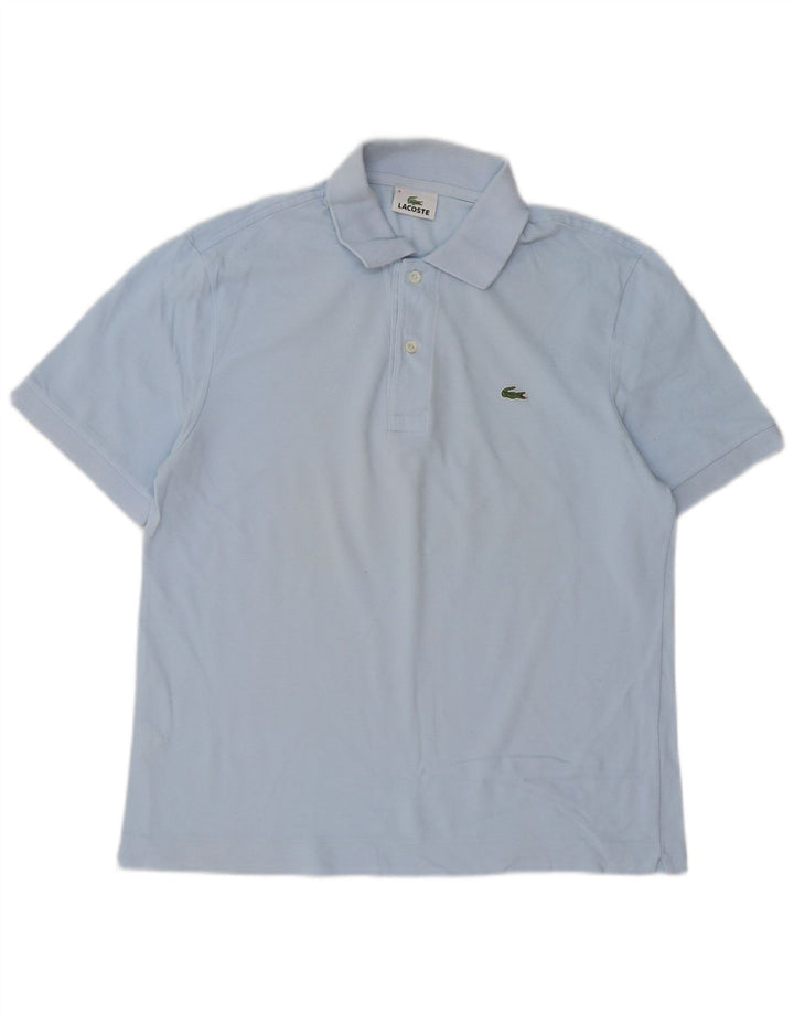Polo da uomo Lacoste taglia 4 in cotone blu medio