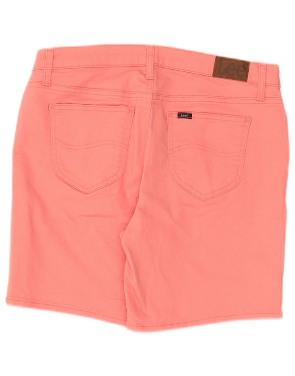 Pantaloncini di jeans Lee da donna a vita media con vestibilità regolare W34 Large Rosa