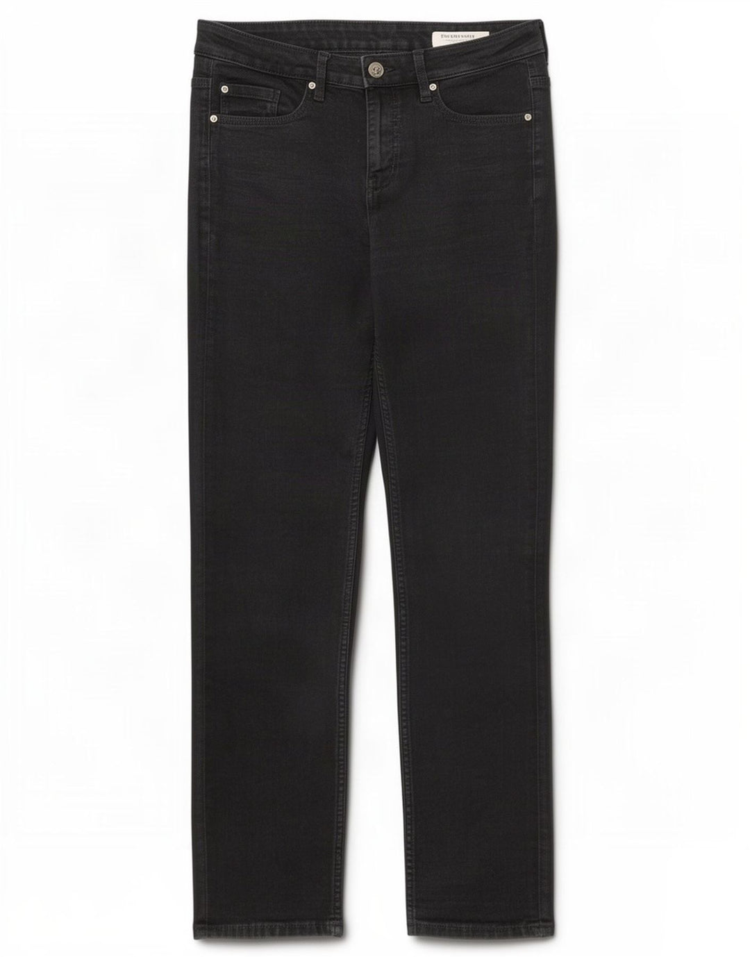 Marks & Spencer Donna The Lily Slim Jeans UK 12 Medio W30 L30 Nero