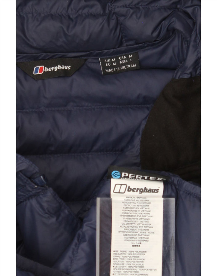 Giacca imbottita con cappuccio da uomo BERGHAUS UK 38 medio blu navy