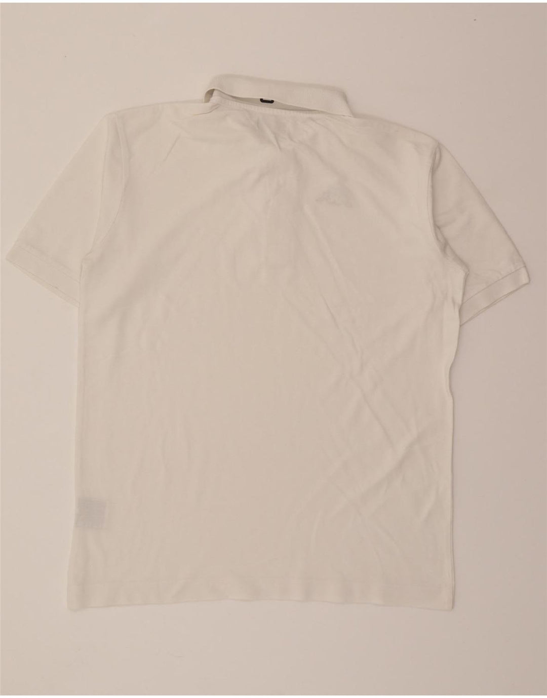 KAPPA Mens Polo Shirt Large White Cotton Vintage Kappa and Second-Hand Kappa from Messina Hembry 