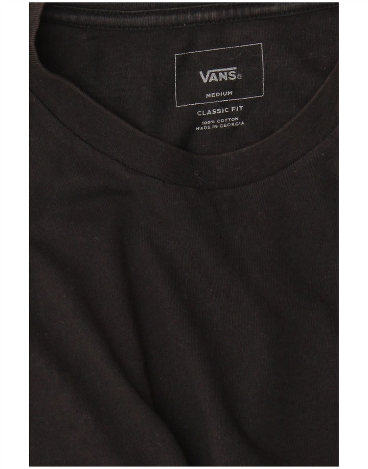 T-shirt da uomo Vans Classic Fit, maglietta in cotone color block medio nero