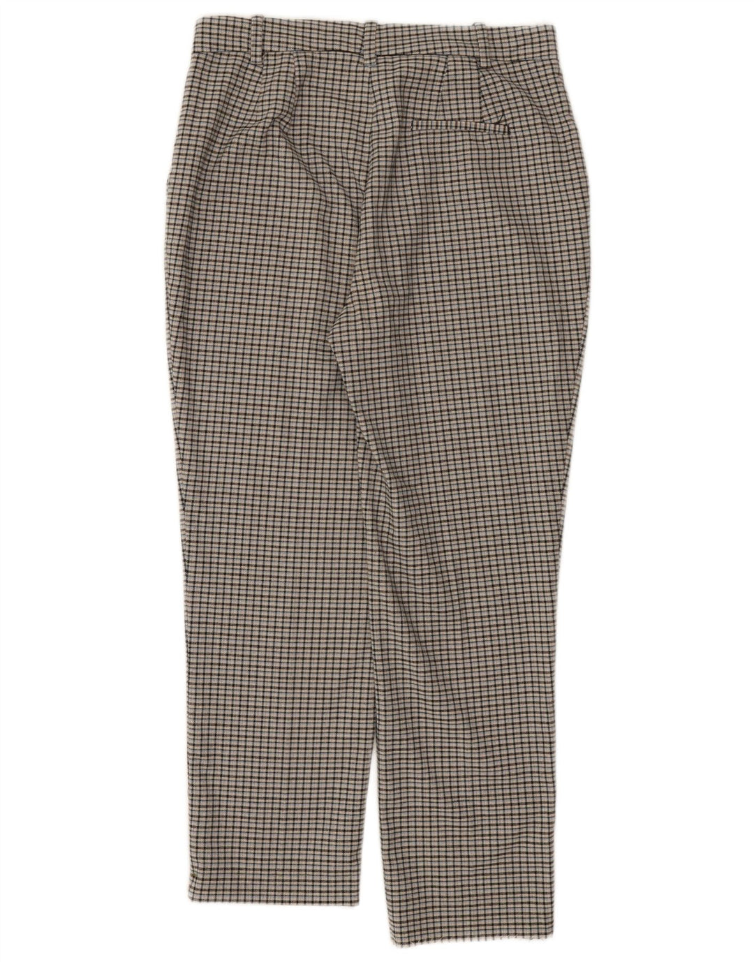 Pantaloni corti da donna Marks & Spencer UK 10 piccoli W30 L24 quadri grigi