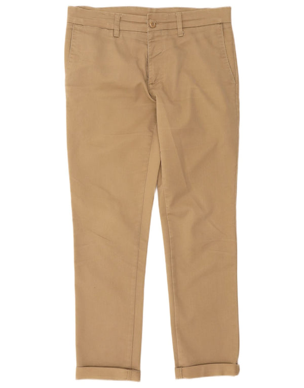 Pantaloni chino slim fit da uomo Carhartt W33 L32 in cotone beige