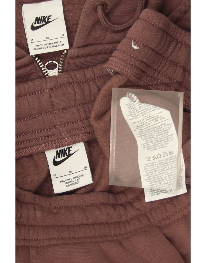 Tuta intera con cappuccio da donna Nike UK 14 cotone marrone medio