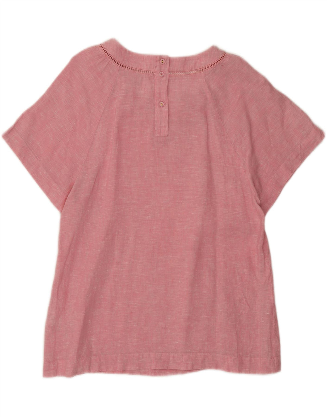 Camicetta da donna White Stuff Top UK 10 Piccolo lino screziato rosa