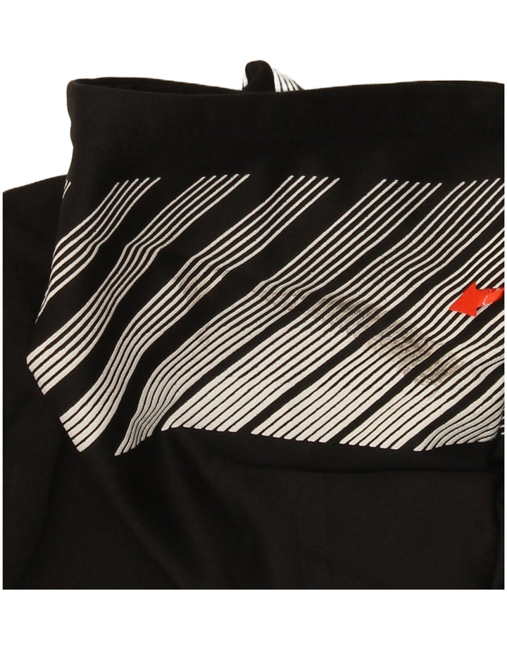 Felpa con cappuccio con zip grafica PUMA per ragazze 7-8 anni piccola in poliestere nero