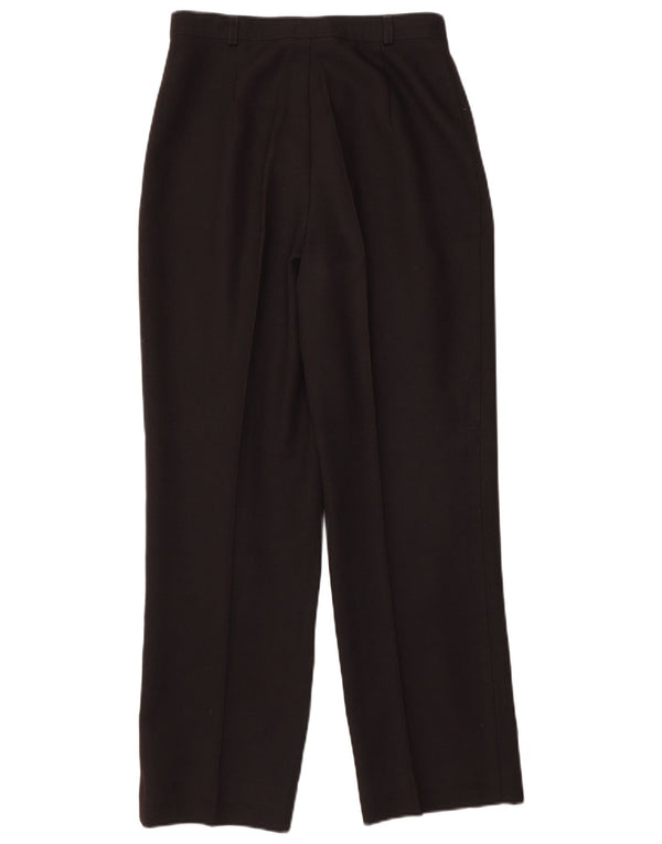 Pantaloni casual a vita alta da donna St. Bernard UK 10 piccoli W26 L26 neri