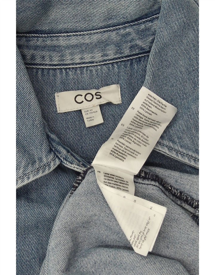COS Abito da donna oversize a maniche corte in denim EU 40 Cotone blu medio