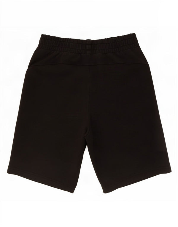 Pantaloncini sportivi grafici da uomo Puma piccoli in cotone nero