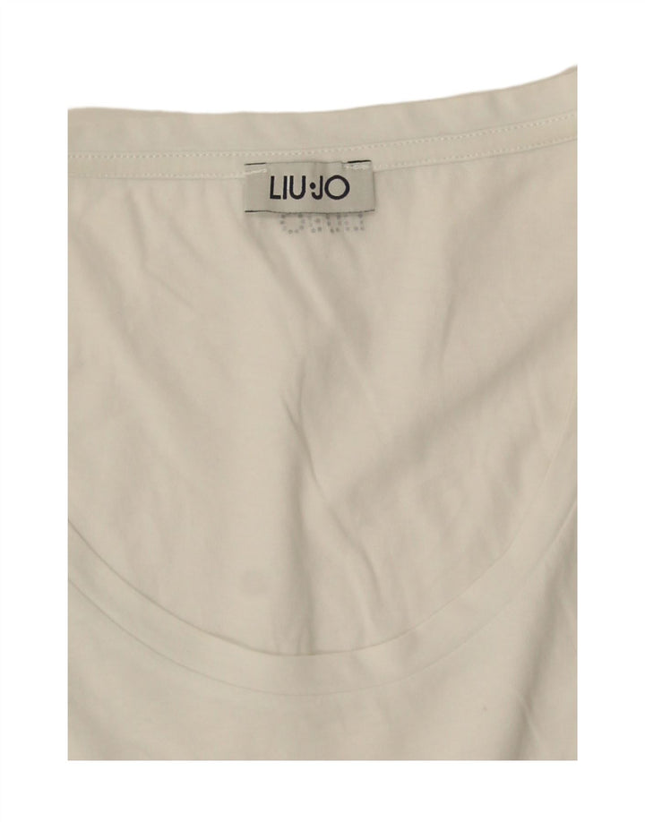 Canotta da donna Liu Jo UK 12 cotone bianco medio