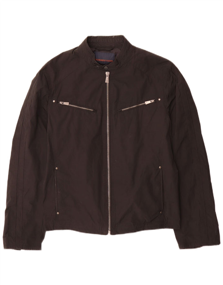 Giacca da motociclista da uomo Trussardi UK 36 Small Nera