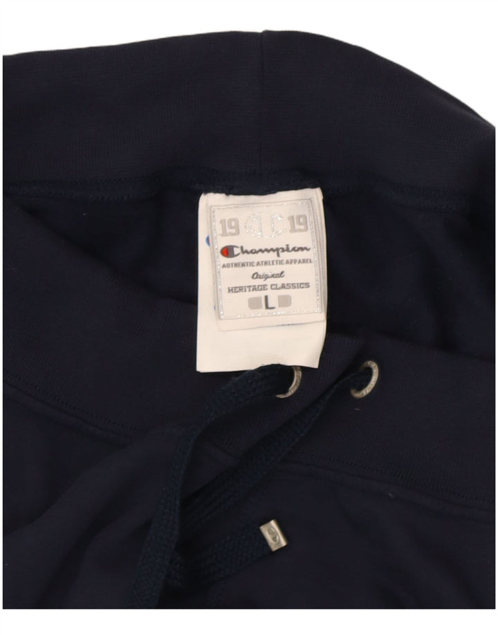 Pantaloni da tuta Champion da donna Heritage Classics UK 16 Large Blu Navy