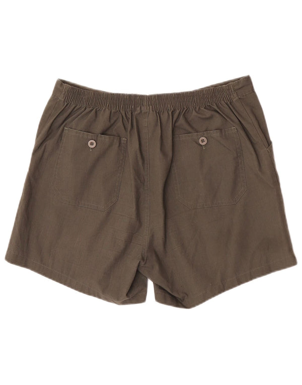 Pantaloncini casual da uomo Leader W34 Large in poliestere kaki