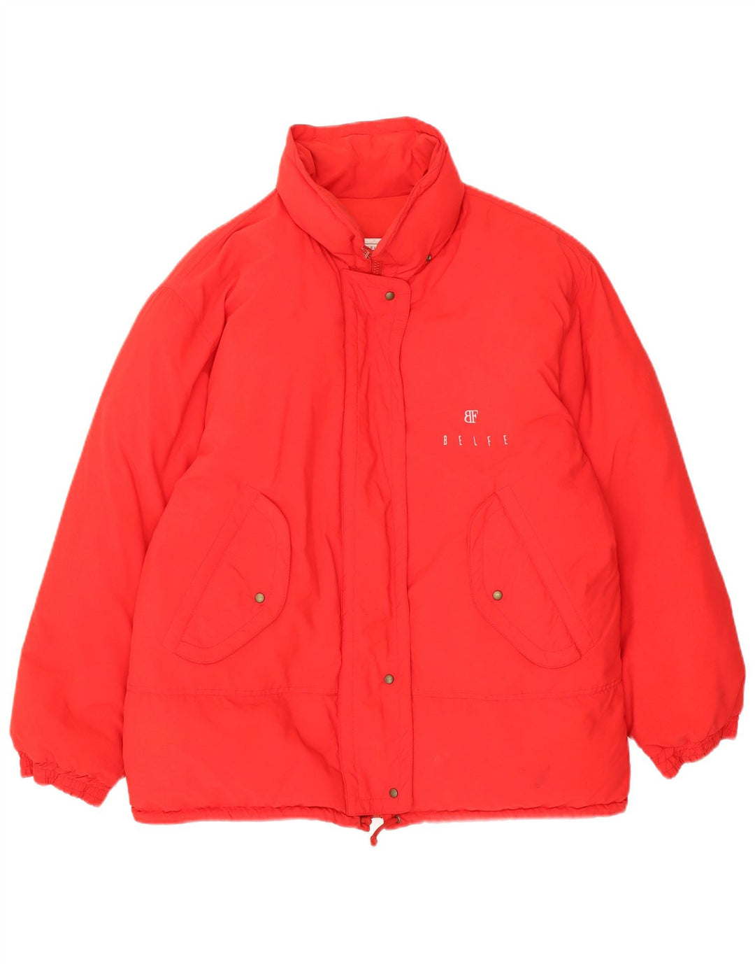 Giacca imbottita oversize da donna Belfe & UK 16 grande rossa