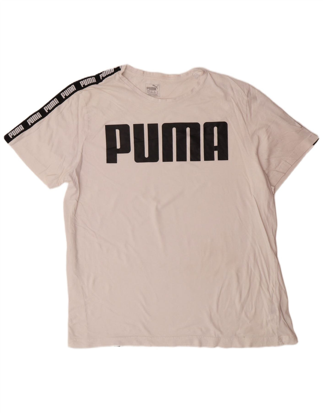 T-shirt grafica da uomo PUMA Top 2XL cotone bianco